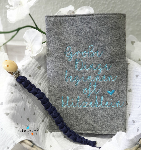 U-Heft-Hülle "Große Dinge"