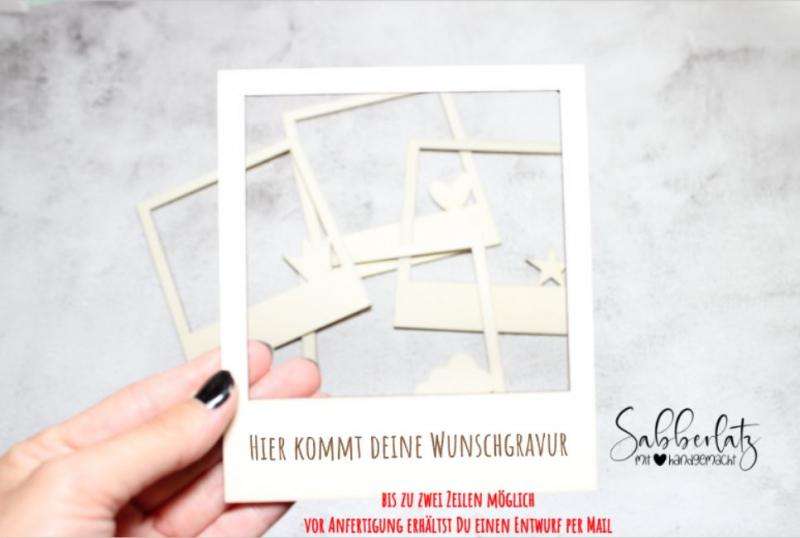 Preview: Fotorahmen mit Wunschgravur