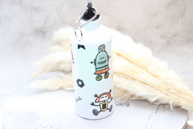 Preview: Trinkflasche *Roboter*
