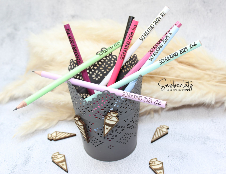 Schulkind Bleistift *graviert*