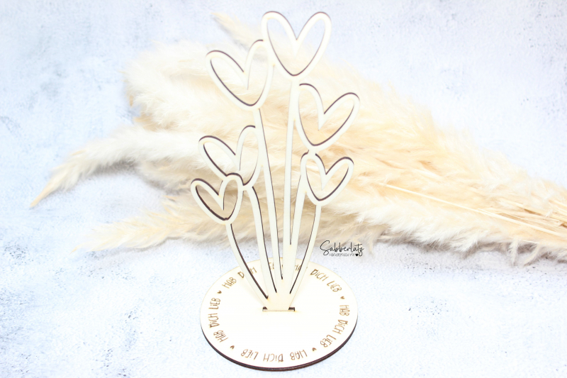 Herzblumen *hab dich lieb*