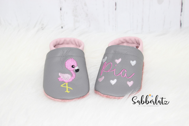 Preview: Flamingo-Puschen