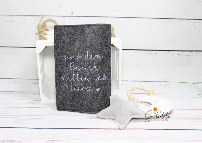 U-Heft-Hülle "Aus dem Bauch"