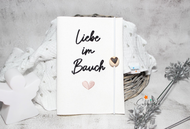 Mutterpasshülle Liebe im Bauch