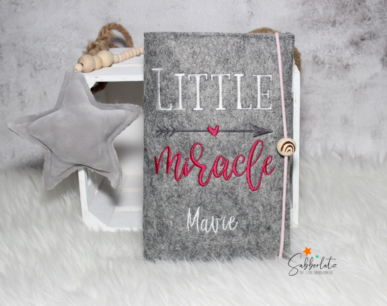 U-Heft-Hülle "little miracle"