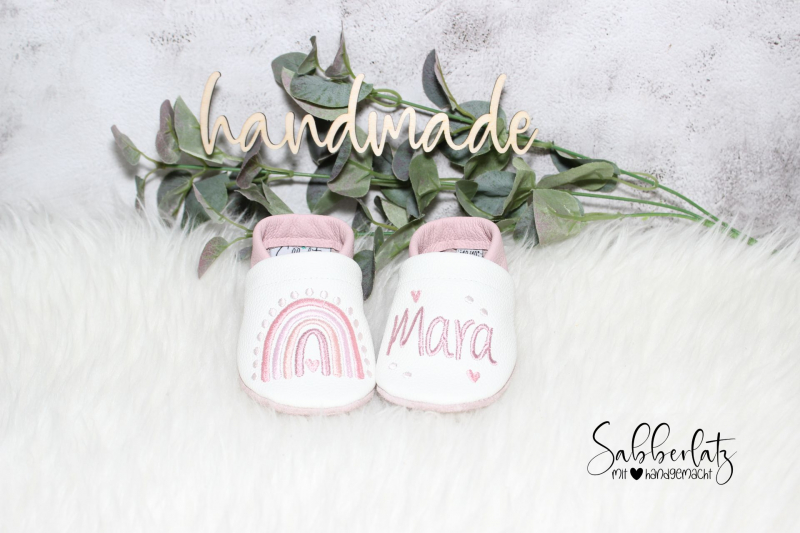 Preview: Regenbogen-Puschen