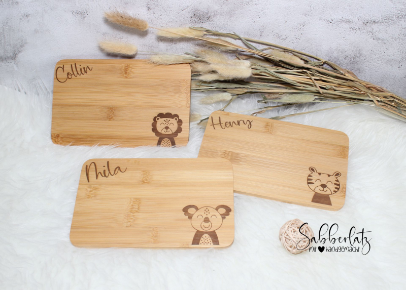 Schneidebrett Tier *Bambus*