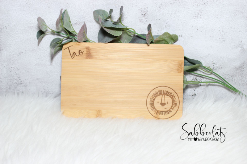 Schneidebrett Tier im Kreis *Bambus*