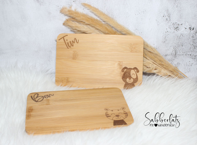 Schneidebrett Tier *Bambus*
