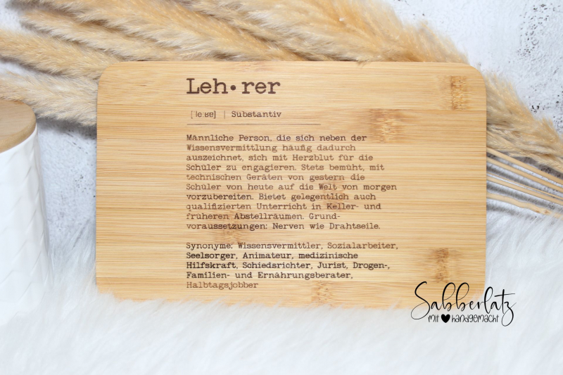 Schneidebrett *Lehrer*