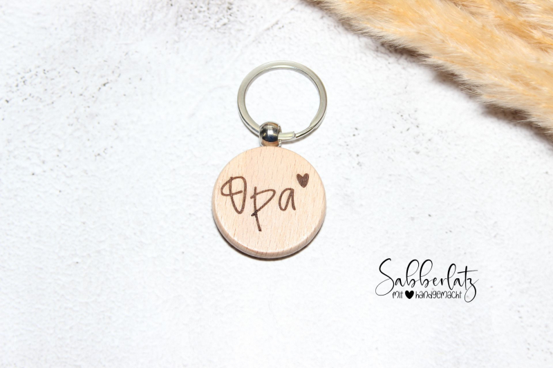 Schlüsselanhänger Holz *Familie*