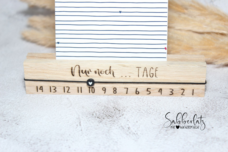 Preview: Holz-Countdown