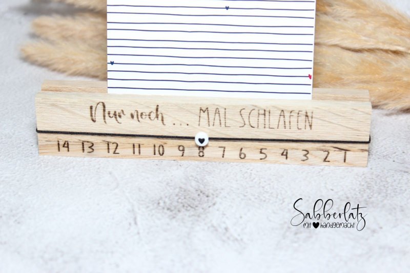 Preview: Holz-Countdown