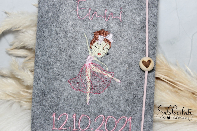 Preview: U-Heft-Hülle Ballerina