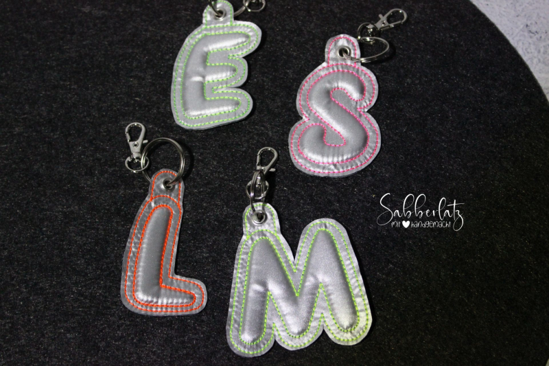 Preview: Reflektor-Buchstabe *3D-Effekt*