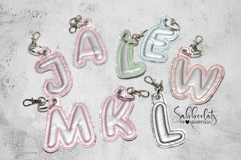 Preview: Reflektor-Buchstabe *3D-Effekt*