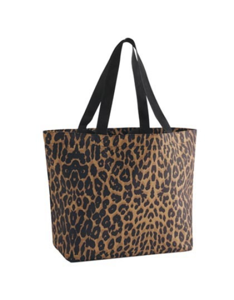 Preview: Shopper Leopard – optional mit Wunschbeschriftung