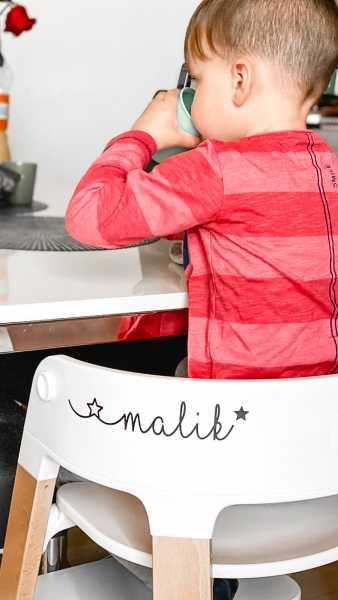 Namens-Aufkleber Stern