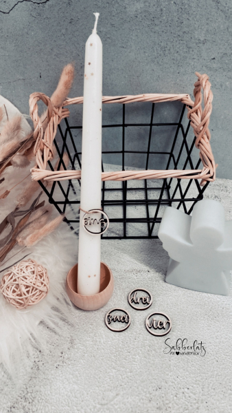 Preview: Adventskerzen-Zahlen *STABKERZEN*