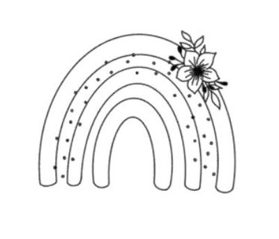 Boho-Regenbogen