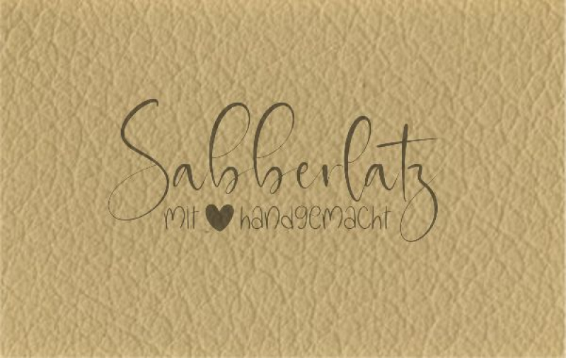 Lederzuschnitt Beige