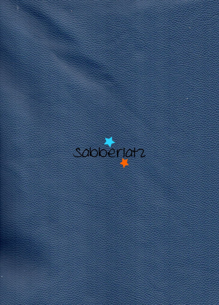 Lederzuschnitt Dunkelblau