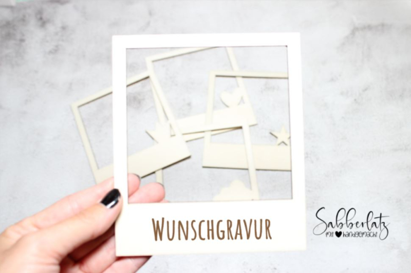 Fotorahmen mit Wunschgravur