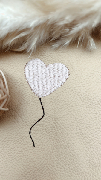 Herzballon *Stickdatei*