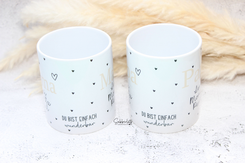 Tasse *wunderbar* | Mama | Papa | *personalisiert*
