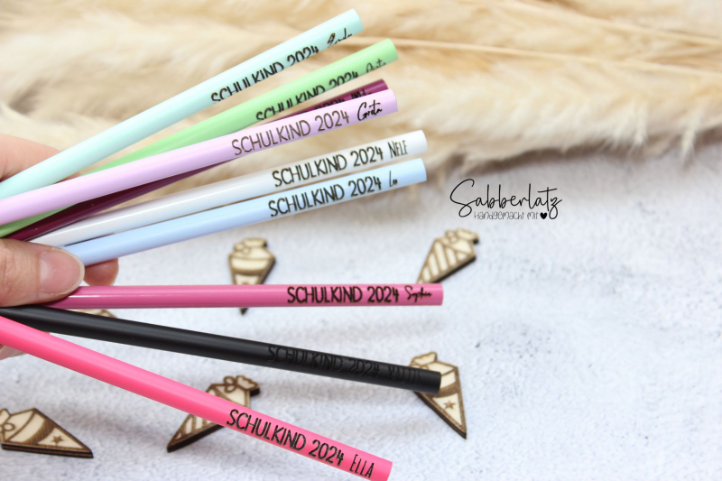 Schulkind Bleistift *graviert*