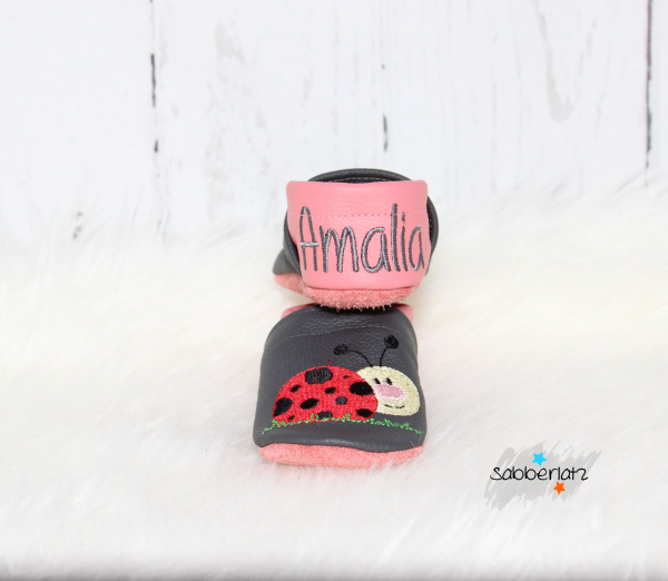 Marienkäfer-Puschen