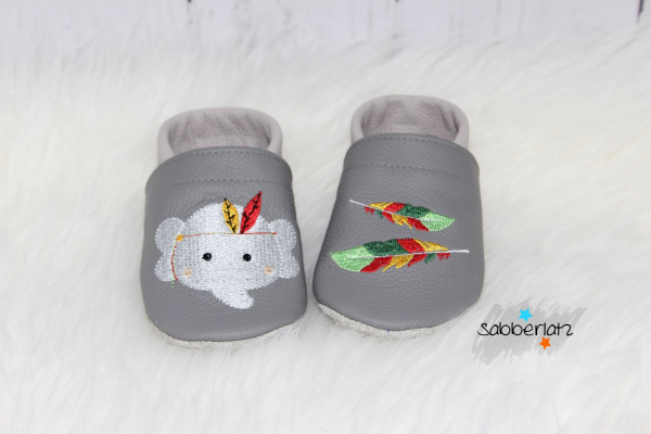 Boho-Elefant-Puschen