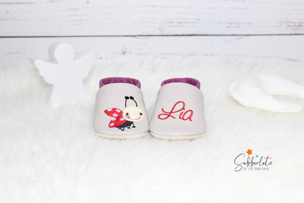 Marienkäfer-Puschen