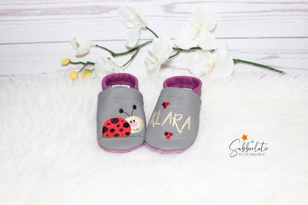 Marienkäfer-Puschen