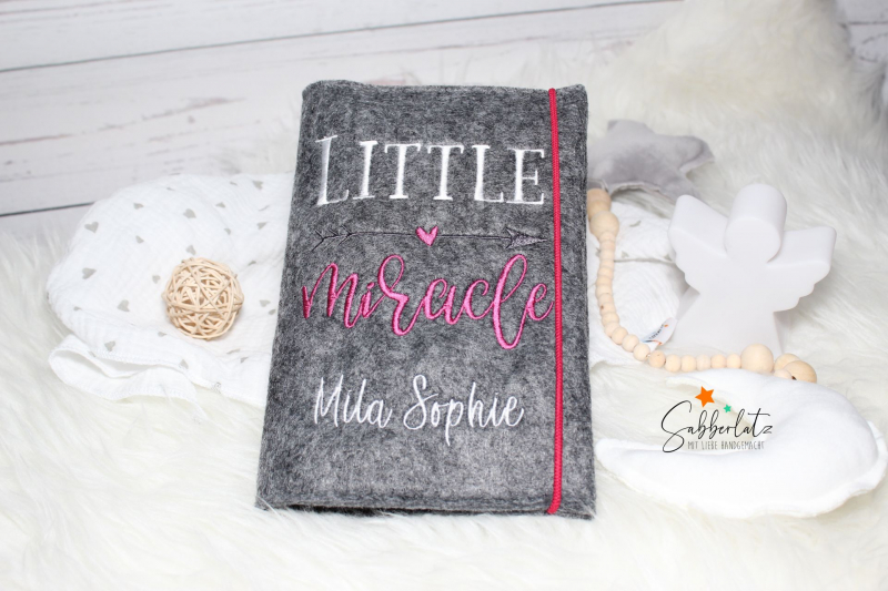 U-Heft-Hülle "little miracle"