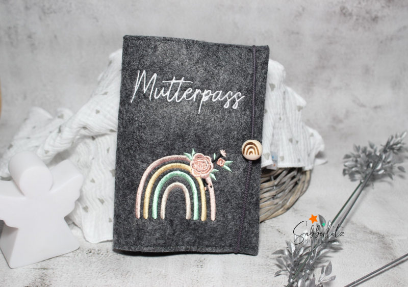 Mutterpasshülle Regenbogen