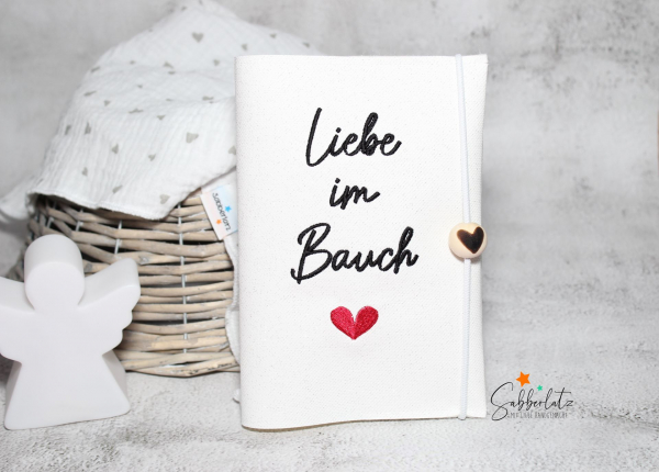 Mutterpasshülle Liebe im Bauch