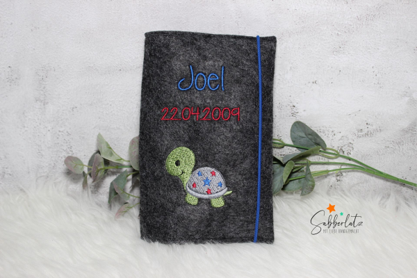 U-Heft-Hülle Schildkröte