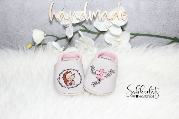 Igel-Puschen mit Herz