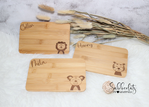 Schneidebrett Tier *Bambus*