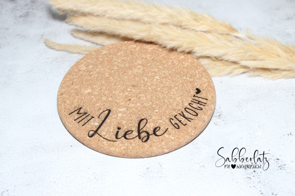 Untersetzer *mit Liebe gekocht*