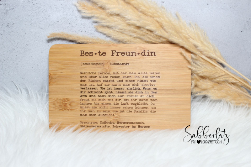 Schneidebrett *beste Freundin*