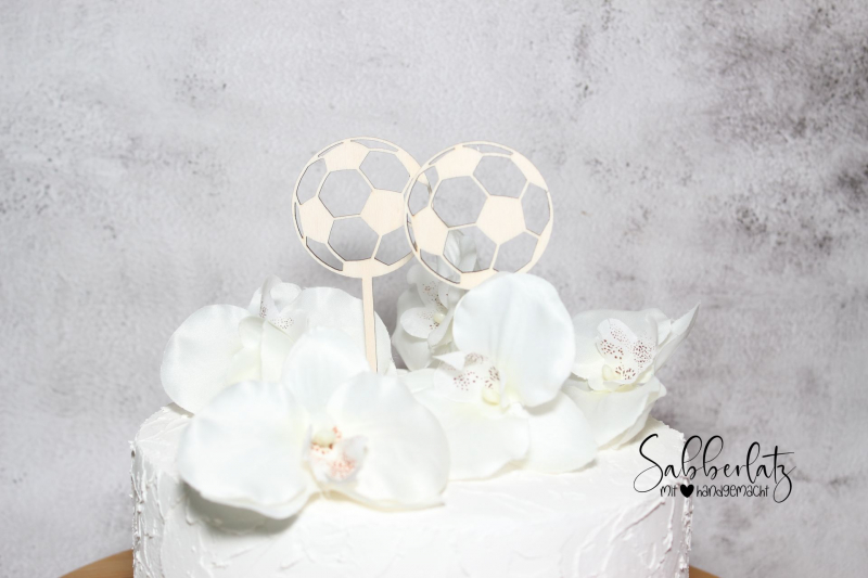 Caketopper *Fussball* 2er-Set