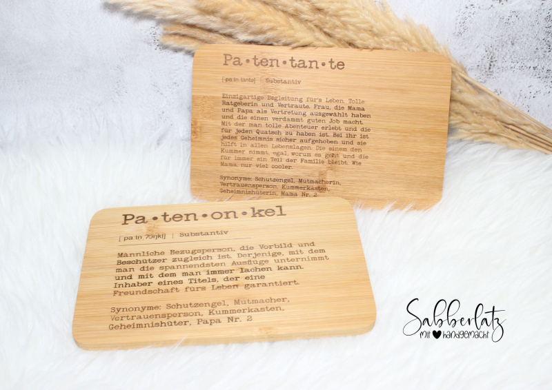 Schneidebrett *Paten*