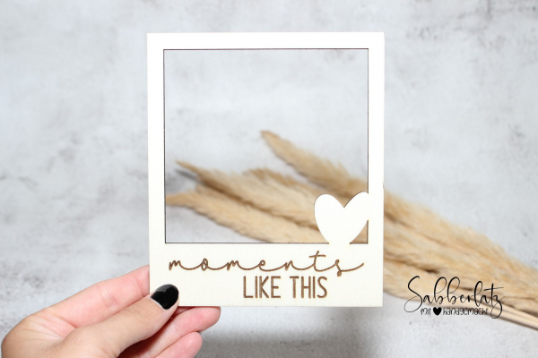 Fotorahmen mit Wunschgravur