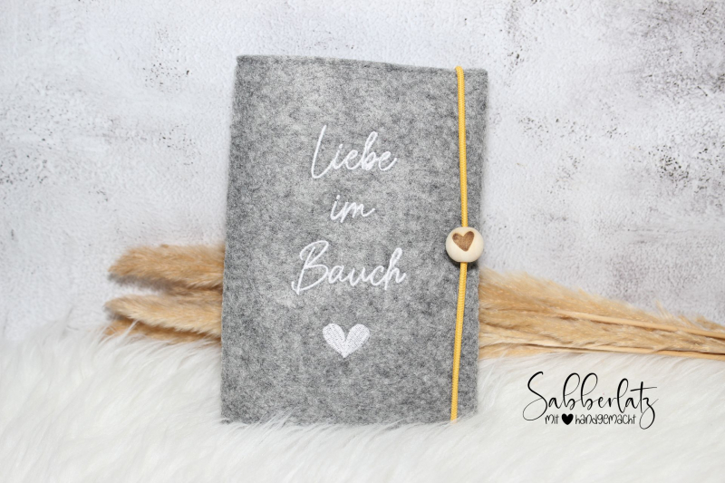 Mutterpasshülle Liebe im Bauch
