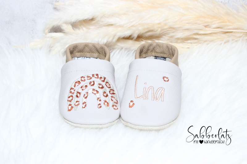 Regenbogen *Leolook* -Puschen