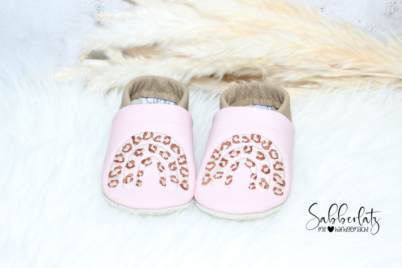 Regenbogen *Leolook* -Puschen