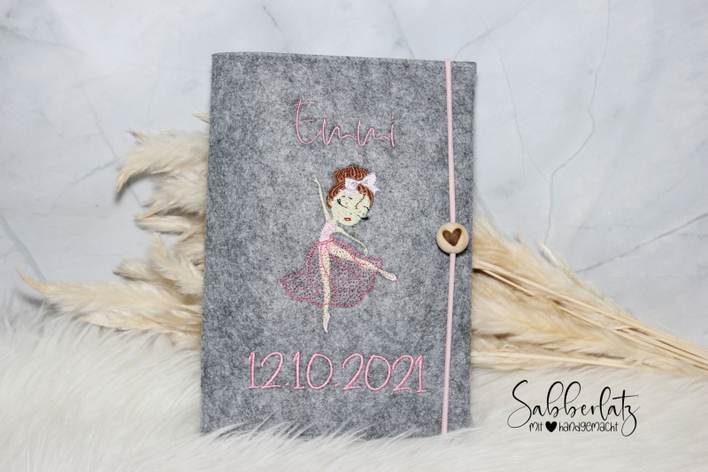U-Heft-Hülle Ballerina