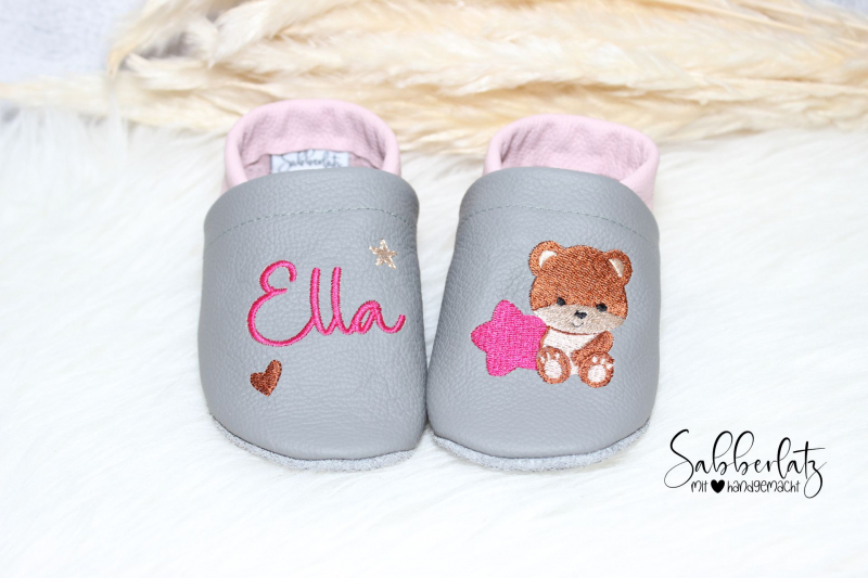 Bärchen-Puschen mit Stern